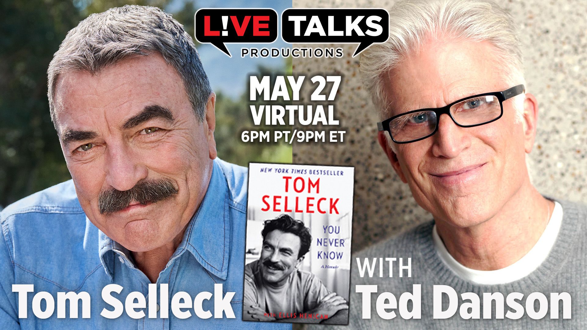 Tom Selleck in conversation with Ted Danson